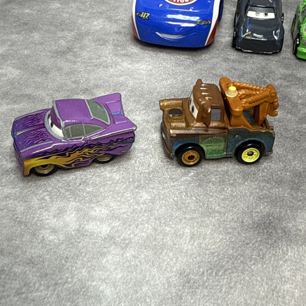 Disney Pixar Cars Mini Racers Lot Mater Ramone Cruz XRSJackson Hicks Lil Torquey - Picture 5 of 12